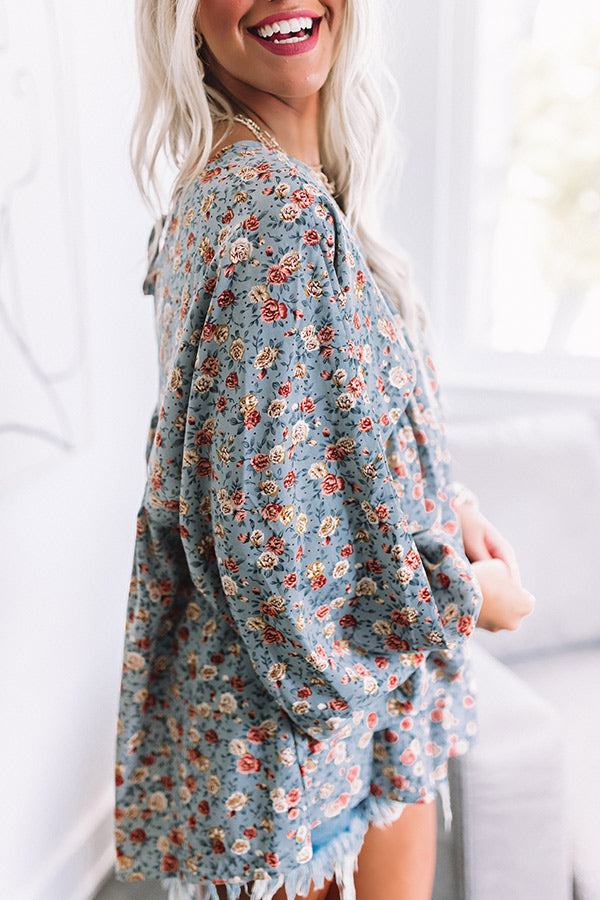 Peony Garden Babydoll Top Image - 2