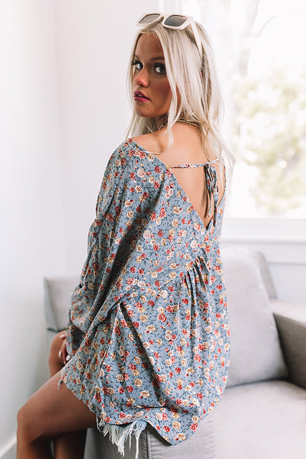 Peony Garden Babydoll Top Image - 3