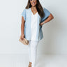 Love Out West Chambray Top Curves Image - 1