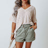 Laid Back In Laguna Knit Top In Rose Quartz Image - 1