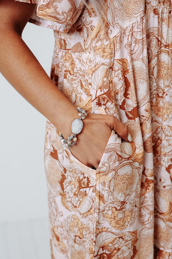Reach For The Moon Semi Precious Bracelet