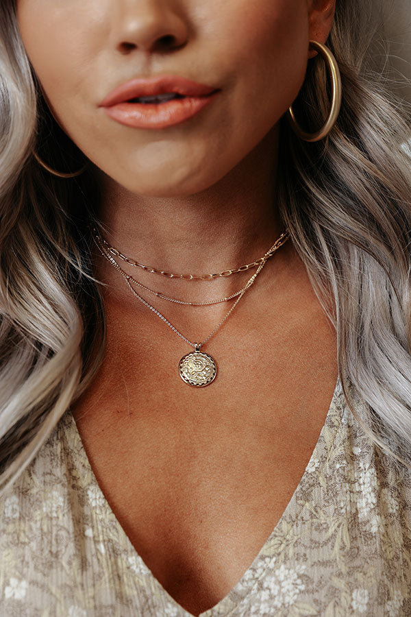 Effortless Success Layered Necklace In Gold