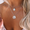 Moon Phase Necklace In Silver Image - 1