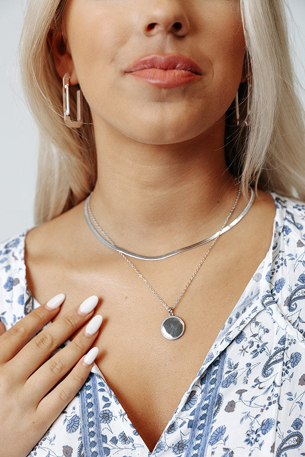 Alamo Kisses Necklace In Silver Image - 1