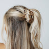 Drop The Mic Hair Claw In Brown Leopard Image - 1