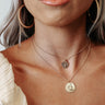 Moon Phase Necklace In Gold Image - 1