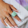 Cue The Calm Ring In Jade Image - 1
