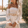 My Darling Dear Woven Belt In Cream Image - 1