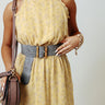 Sanibel Island Woven Belt In Dark Grey Image - 1