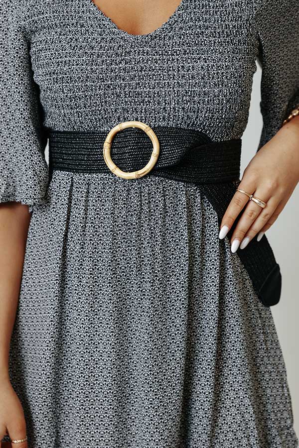 Local Dive Woven Belt In Black