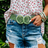 My Darling Dear Woven Belt In Pear Image - 1