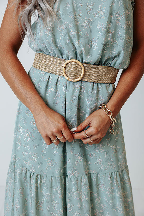 Local Dive Woven Belt In Taupe