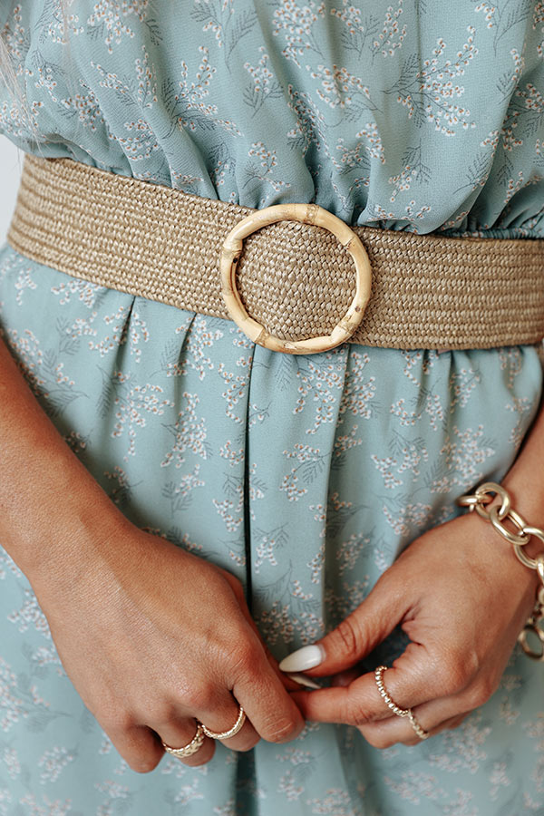 Local Dive Woven Belt In Taupe Image - 3