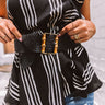 Sanibel Island Woven Belt In Black Image - 1