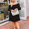 Casually Courting Shift Dress In Black Curves Image - 1