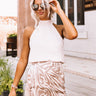 Good For You Satin Shift Top In Rose Quartz Image - 1