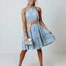 Miami Pier Shift Dress In Sky Blue Image - 1