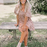 Weekend Visit Babydoll Dress In Iced Latte Image - 1