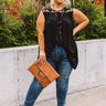 Take On The World Shift Top In Black Curves Image - 1