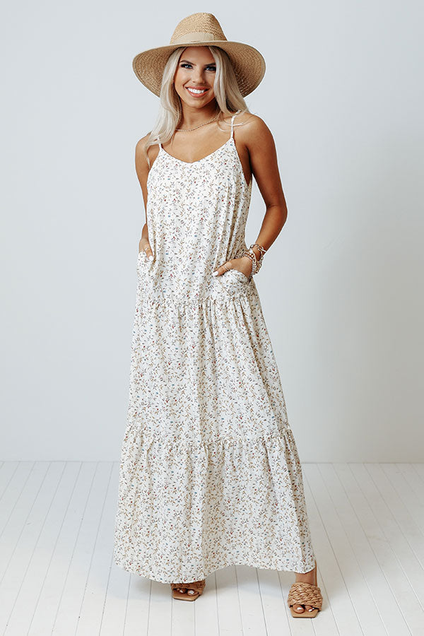Mark My Words Floral Maxi