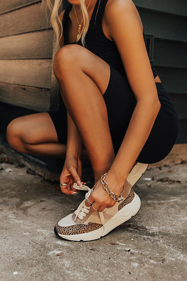 The Junie Cheetah Sneaker