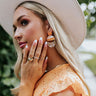 Simply Serene Earrings In Orange Image - 1