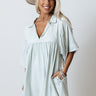 Fairy Dust Babydoll Dress In Mint Image - 1