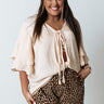 Beauty Editor Front Tie Top  Curves Image - 1