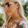 Fine Attraction Beaded Earrings In Light Pink Image - 1