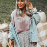 Daybreak Dreamer Shift Top In Dusty Purple Image - 1