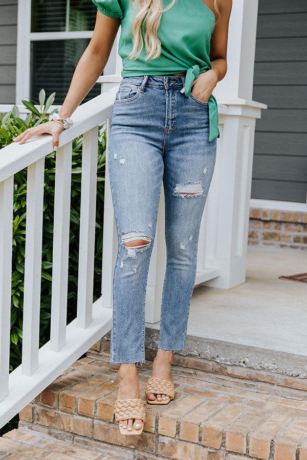 Risen The Bodega High Waist Distressed Jean Image - 1