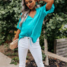 Daybreak Dreamer Shift Top In Turquoise Image - 1