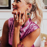 Rosé All Day Beaded Earrings Image - 1