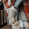 The Chase Faux Suede Boot In Grey Image - 1