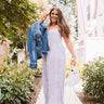 Kind And Casual Jumpsuit In Grey Curves Image - 1
