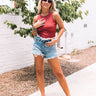 Risen The Allee High Waist Frayed Shorts Image - 1