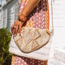 Rose And Gold Embellished Envelope Clutch Image - 1