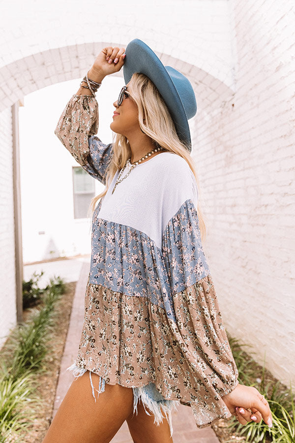 Sweet Intentions Floral Shift Top Image - 4