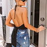 Confidence Boost Halter Top In Black Image - 1