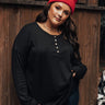 Fall Delight Shift Top In Black Curves Image - 1