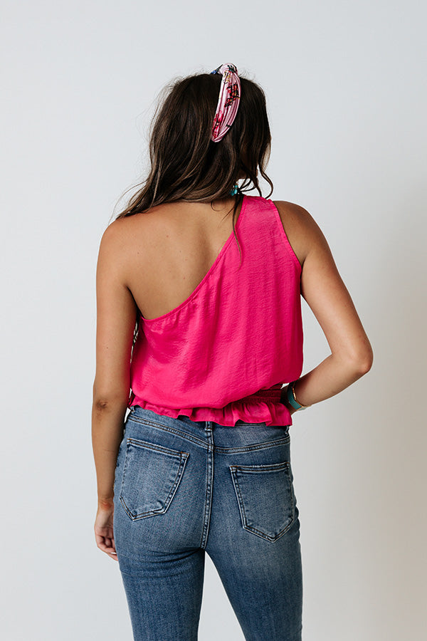 Call Your Shot Top In Hot Pink Image - 5