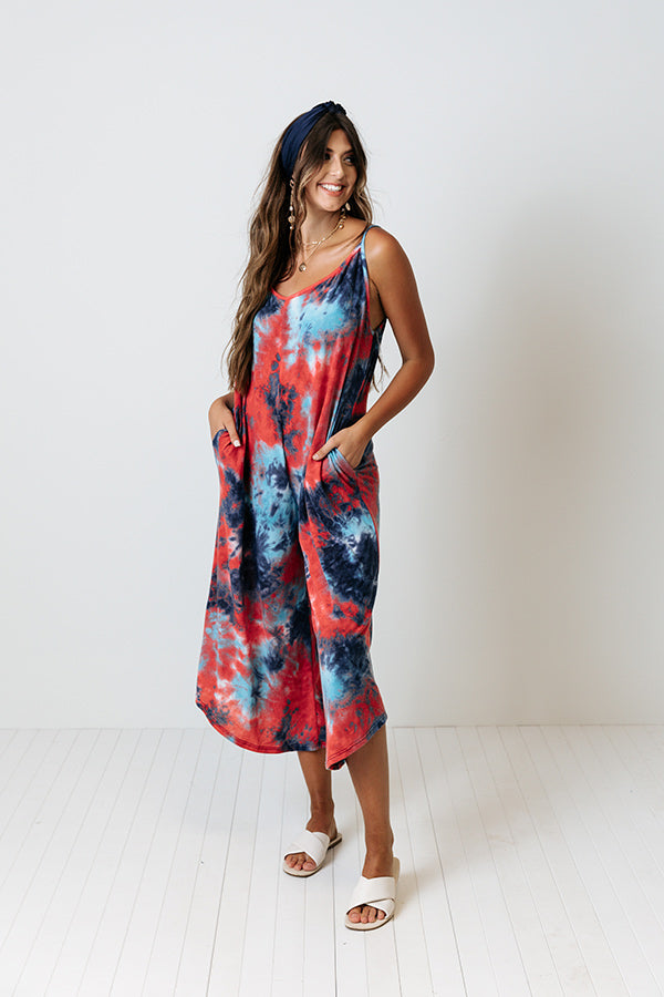 Summer Stars Tie Dye Jumpsuit Image - 2