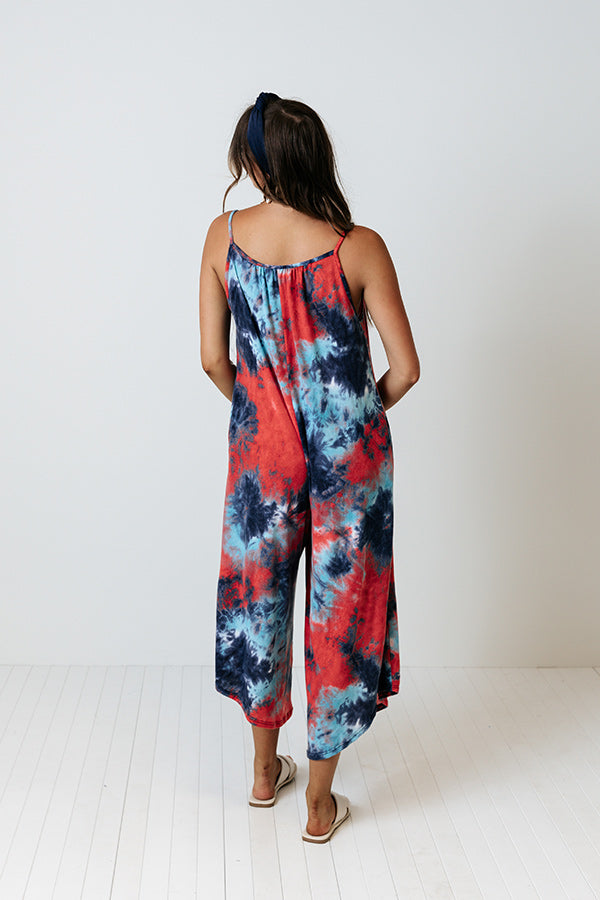 Summer Stars Tie Dye Jumpsuit Image - 5
