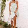 Martini Brunch Floral Dress In Mint Image - 1