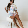 Waves and Wishes Tie Dye Shift Tee Image - 1