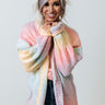 Candy Coated Knit Cardigan In Lavender Image - 1