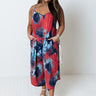 Summer Stars Tie Dye Jumpsuit Curves Image - 1