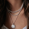 Midnight Train Layered Necklace In Silver Image - 1