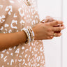 Bubbly Bliss Bracelet Set In White Image - 1