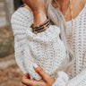 With Me Forever Marble Bracelet In Chestnut Image - 1